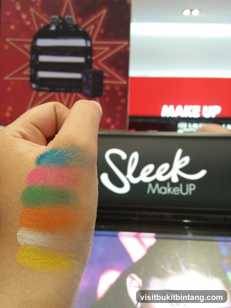 Sleek Makeup Swatches