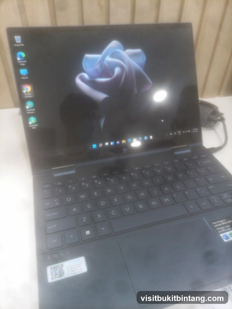 HP Envy Laptop on Desk