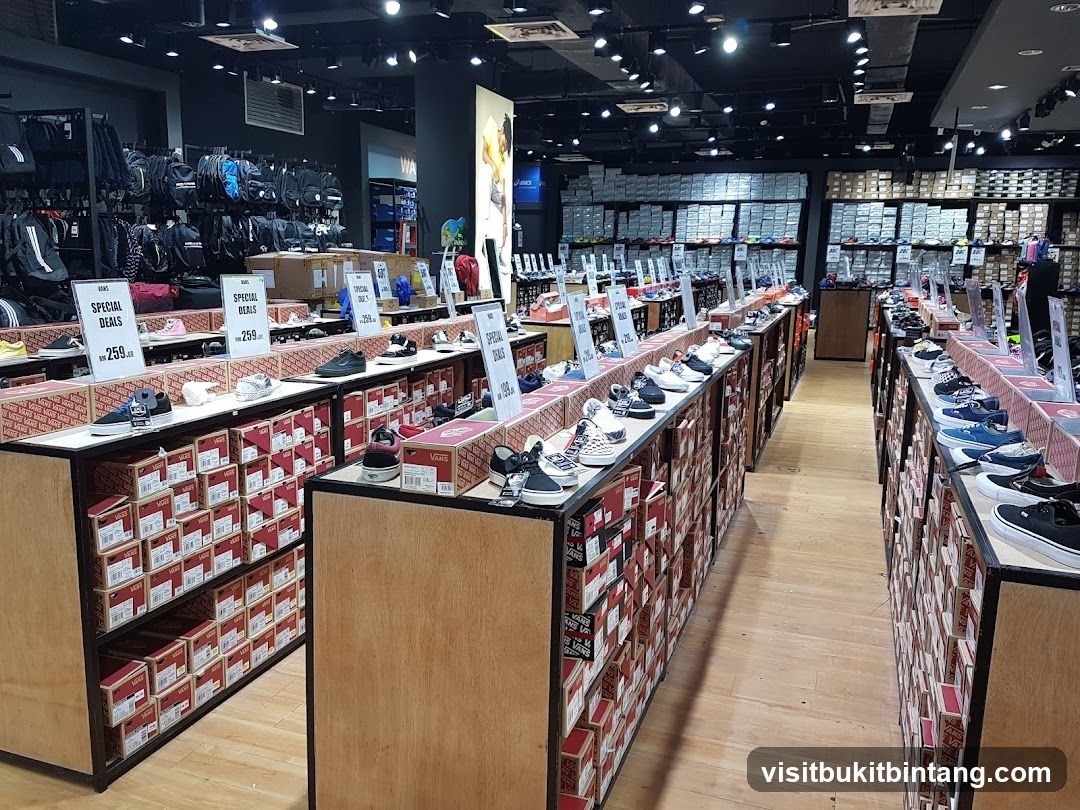 Shoe Store Interior Display