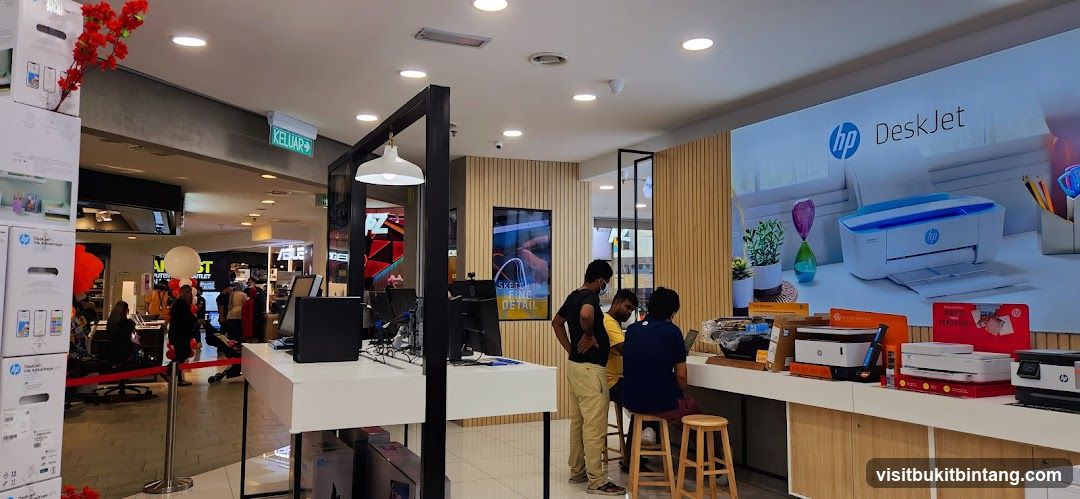 HP Printer Store Interior