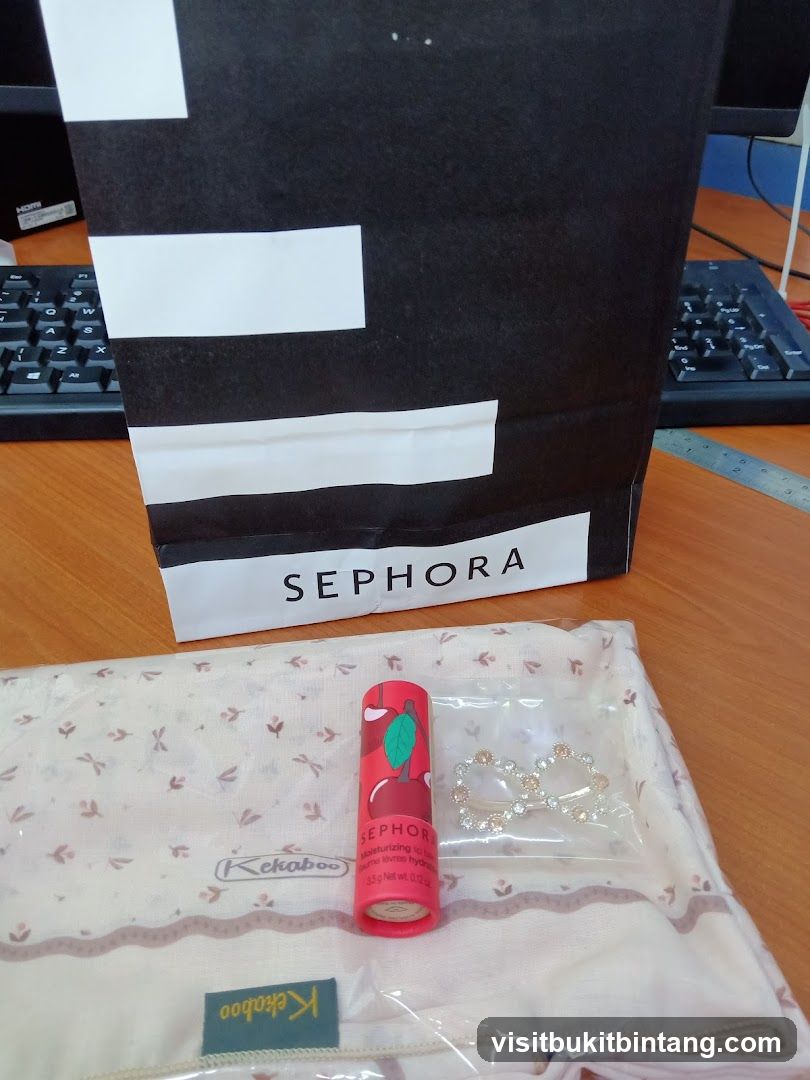 Sephora Shopping Bag and Items