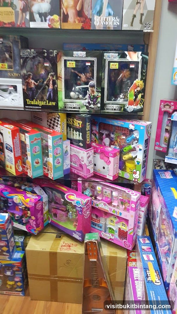 Toy Store Interior Shelf