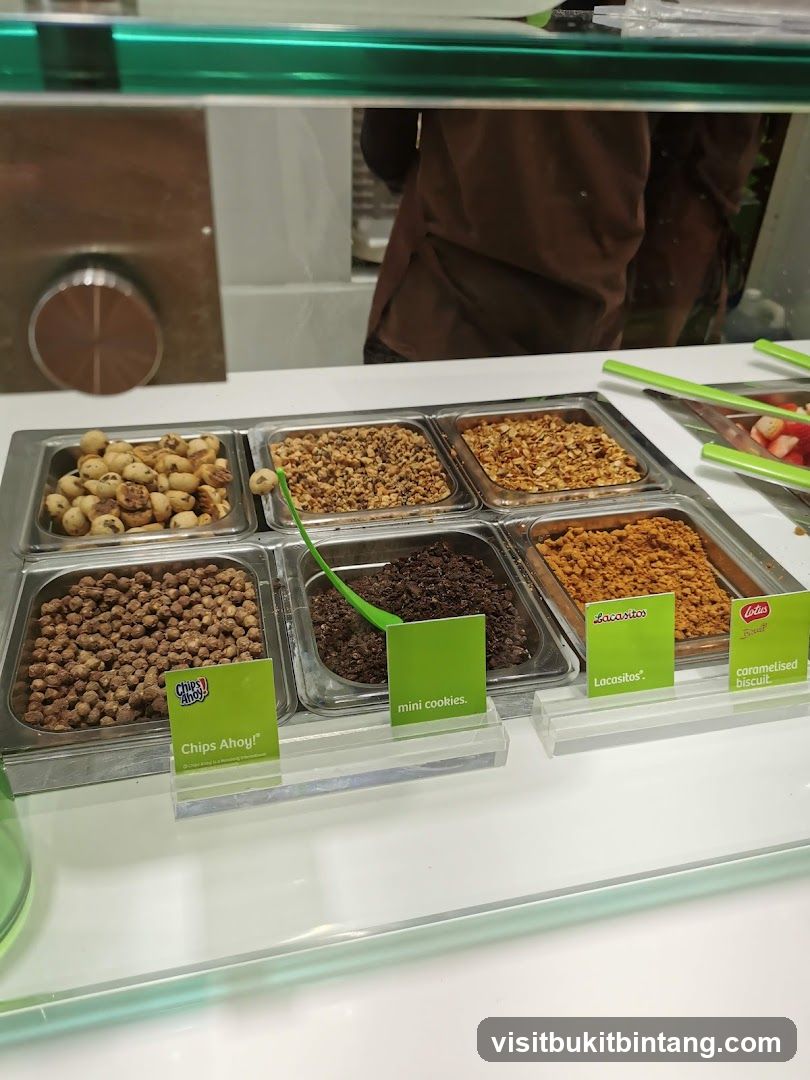 Toppings Display
