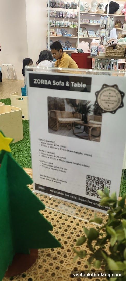 ZORBA Sofa & Table Product Information