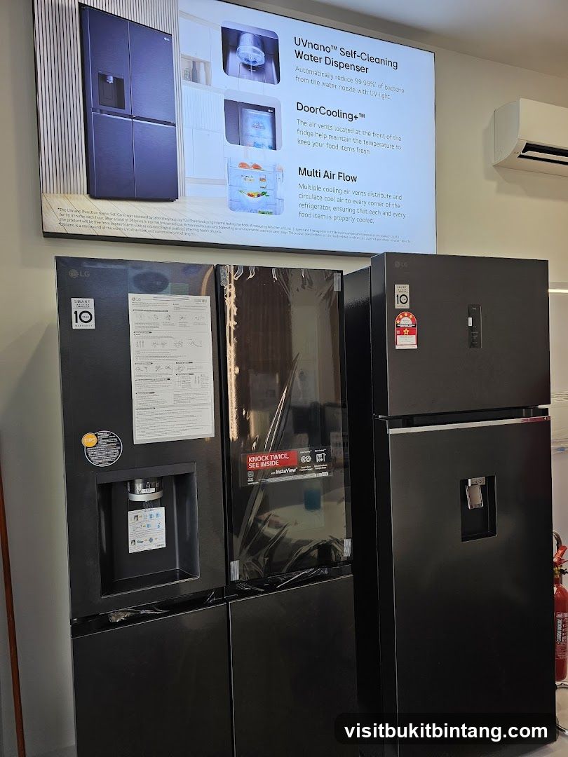 LG Refrigerators Display