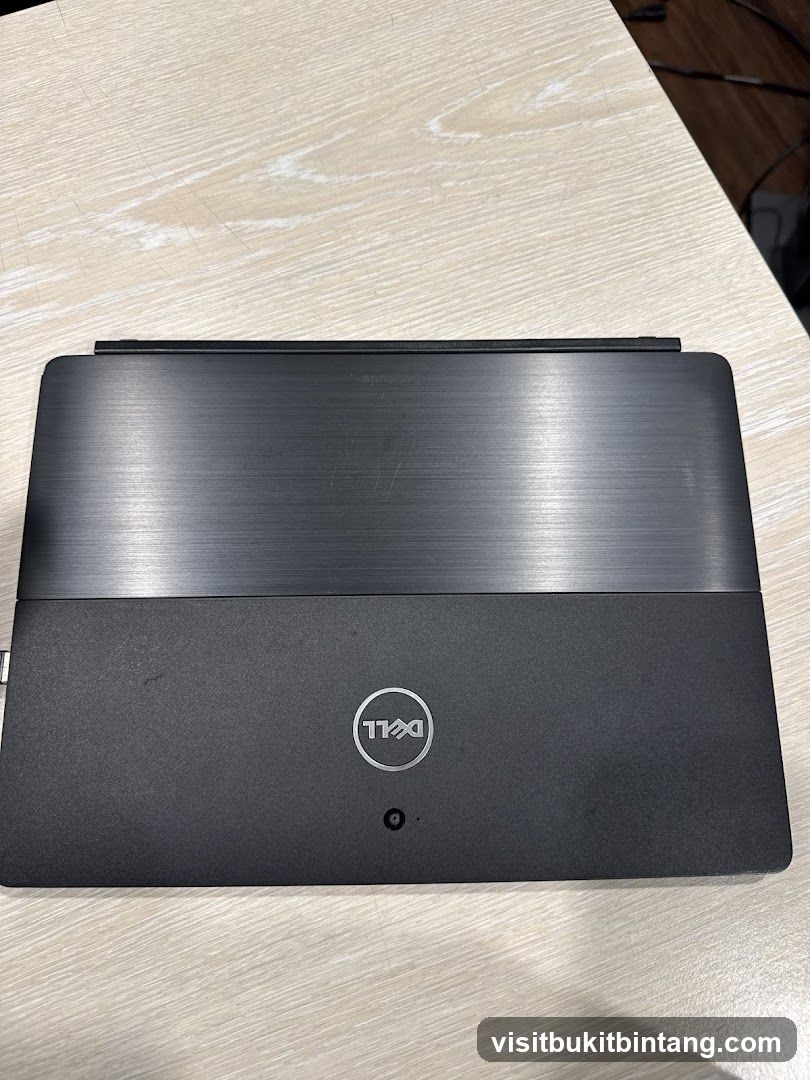 Dell Laptop Back View