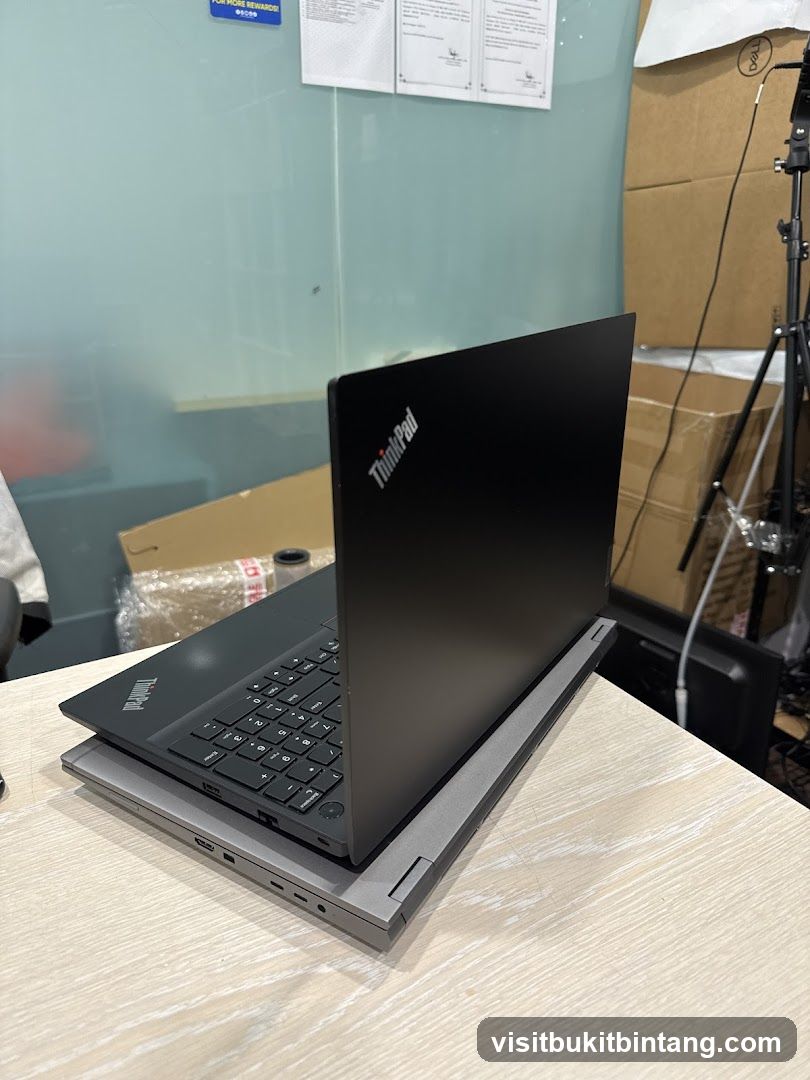 ThinkPad Laptop on Desk