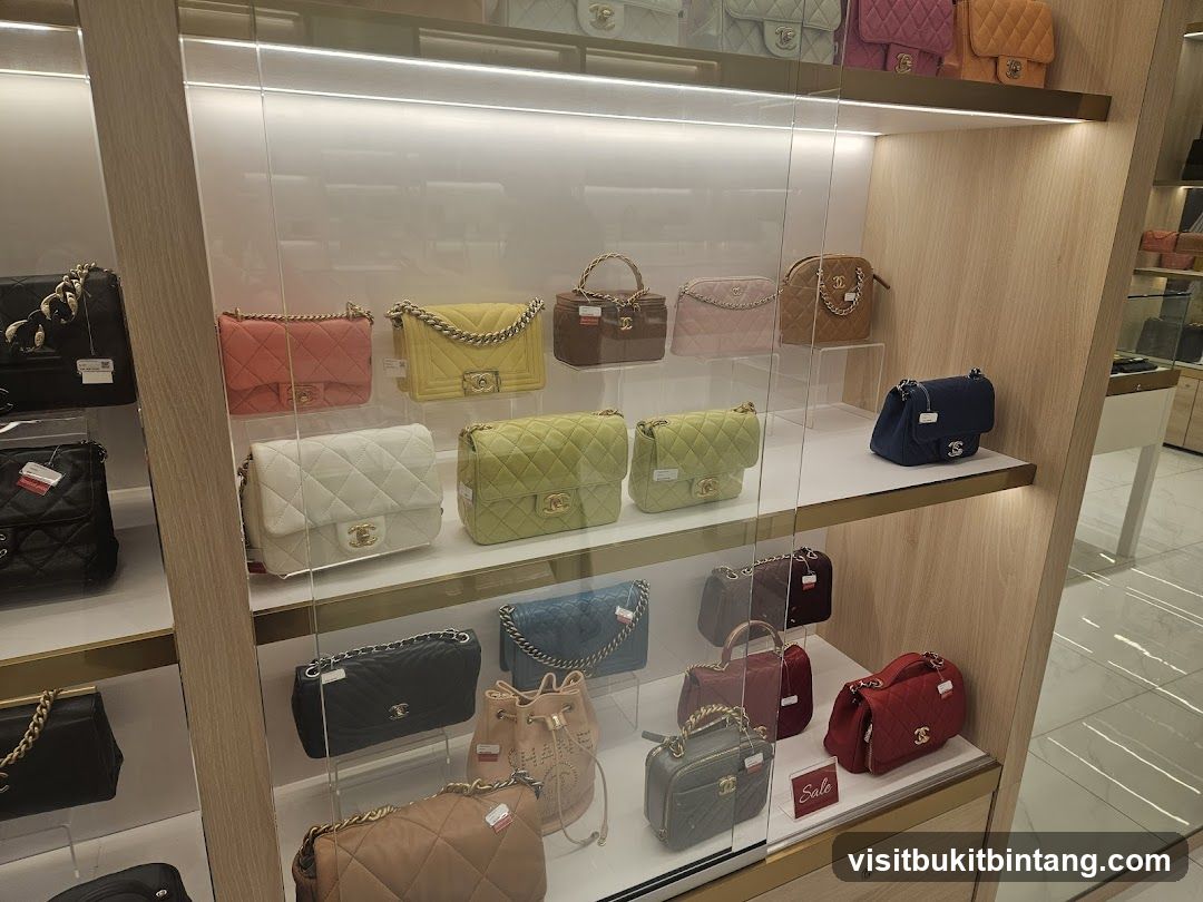 Chanel Handbags Display