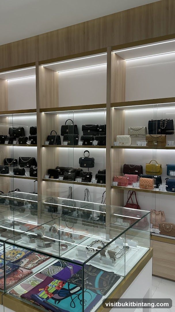 Luxury Handbag Store Interior