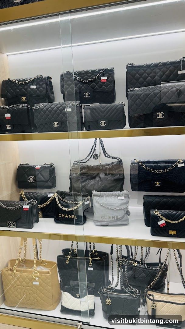 Chanel Handbags Display