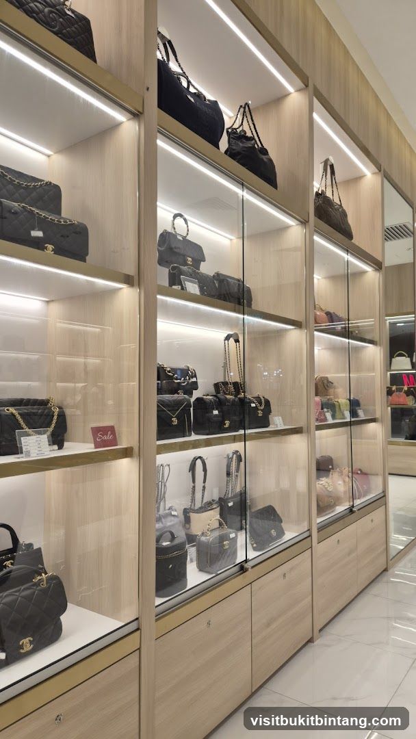 Luxury Handbag Display