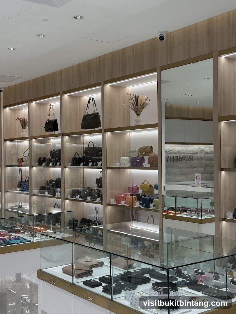 Luxury Handbag and Accessory Store Interior