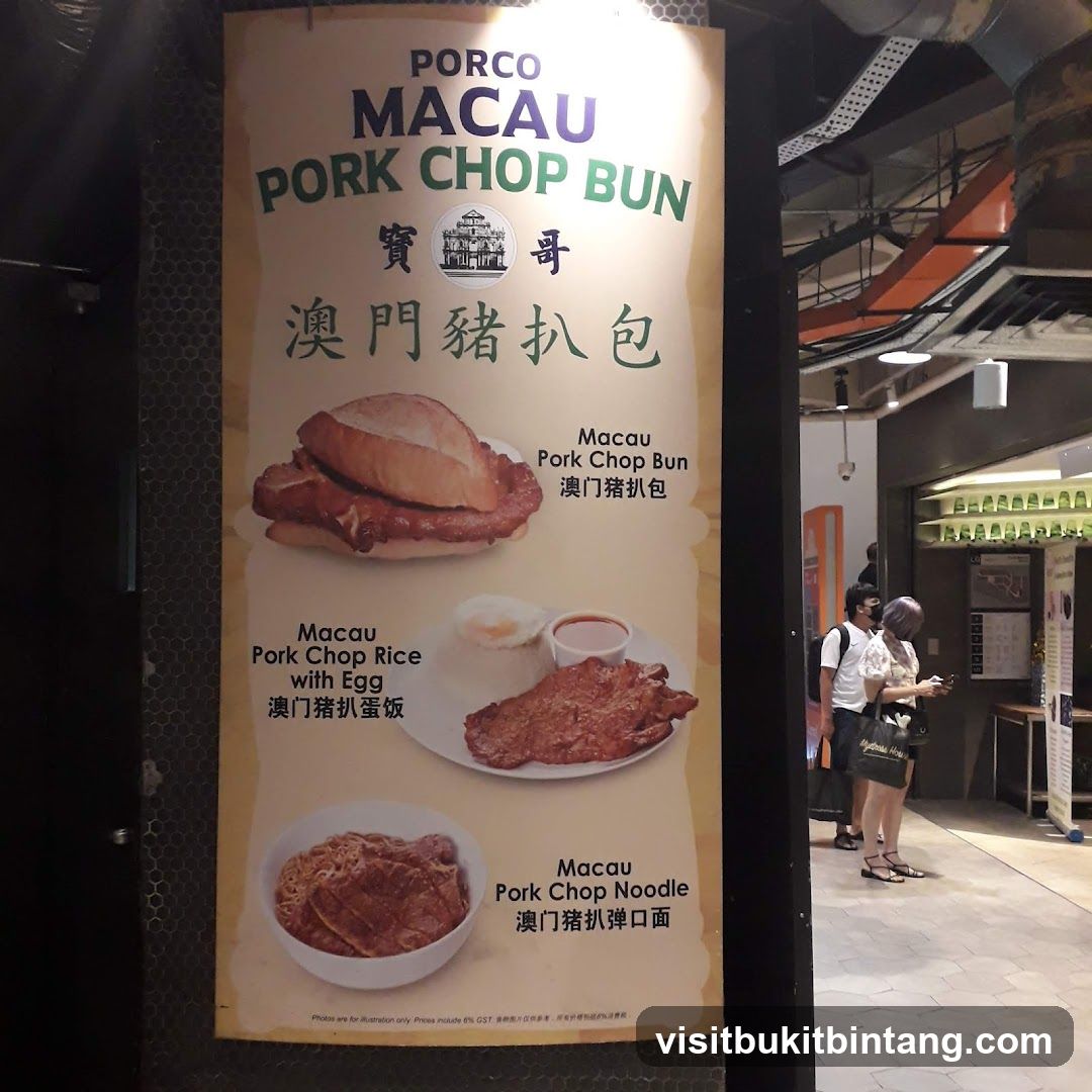 Porco Macau Pork Chop Bun
