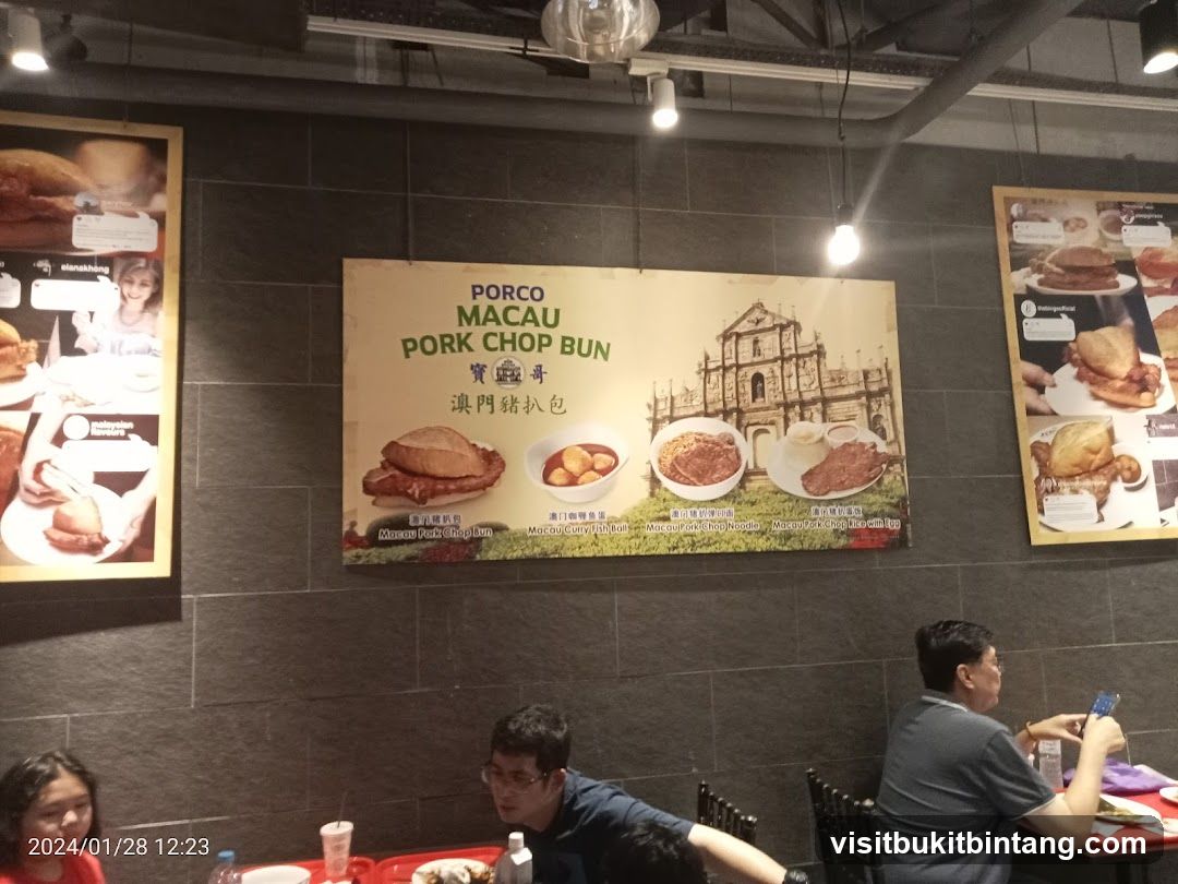 Restaurant Menu Display