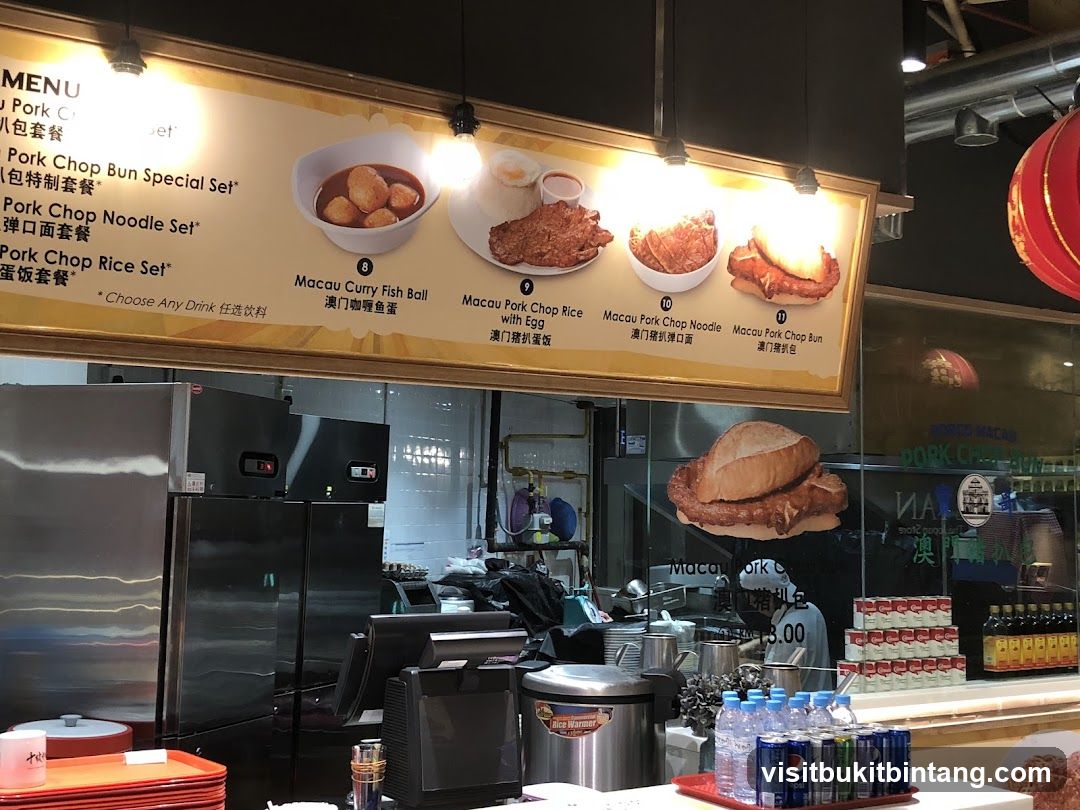 Macau Pork Chop Menu
