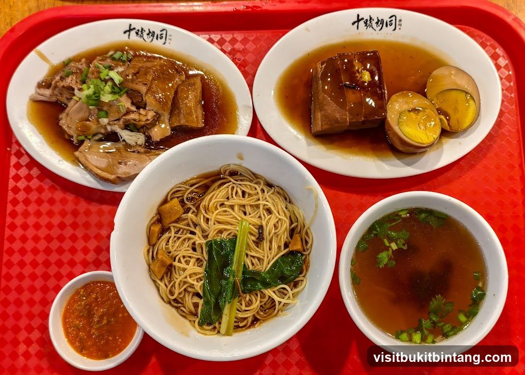 Dish Tray with Chinese Cuisine