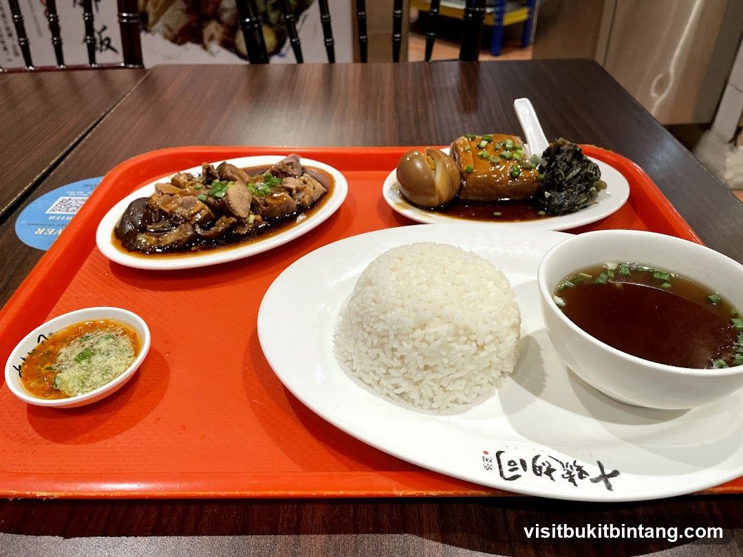 Dining Tray with Chinese Cuisine