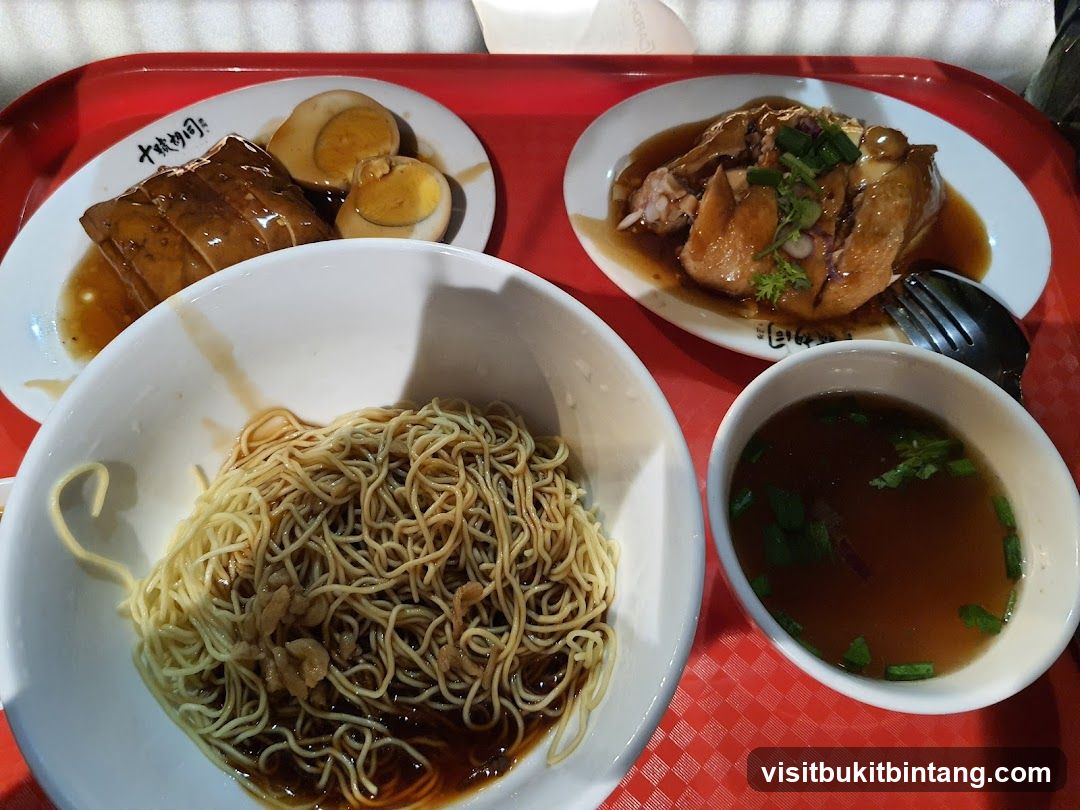 Noodle Meal with Side Dishes