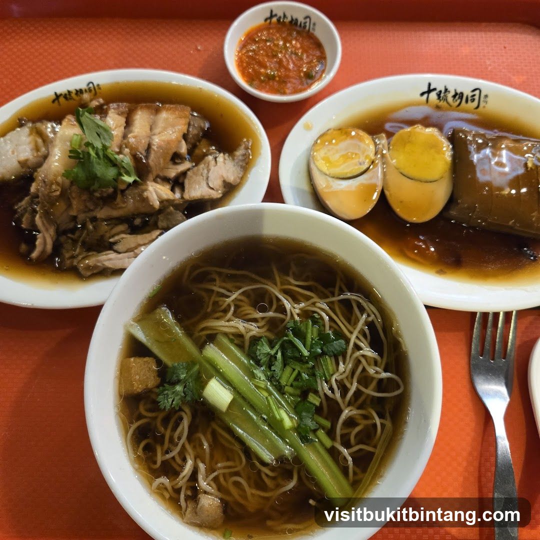 Noodle and Meat Dish Spread