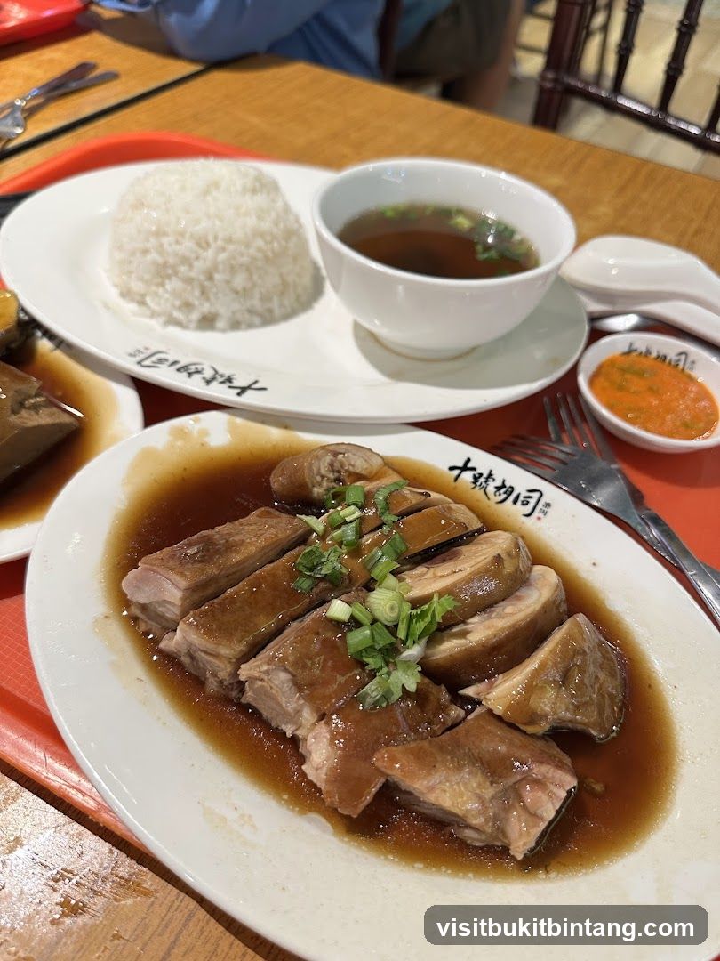Dish with Rice and Soup