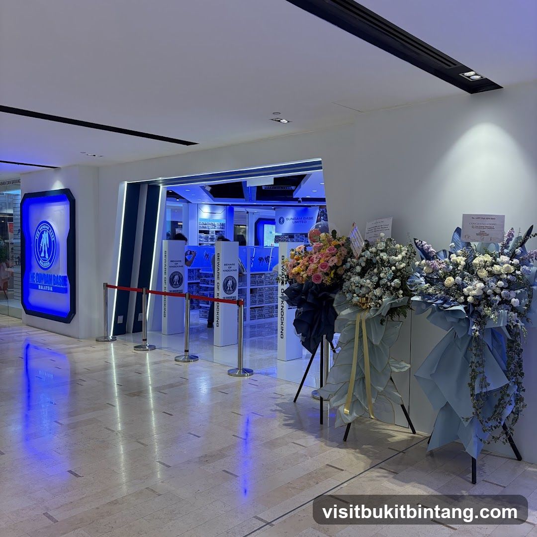 Store Entrance with Floral Arrangements