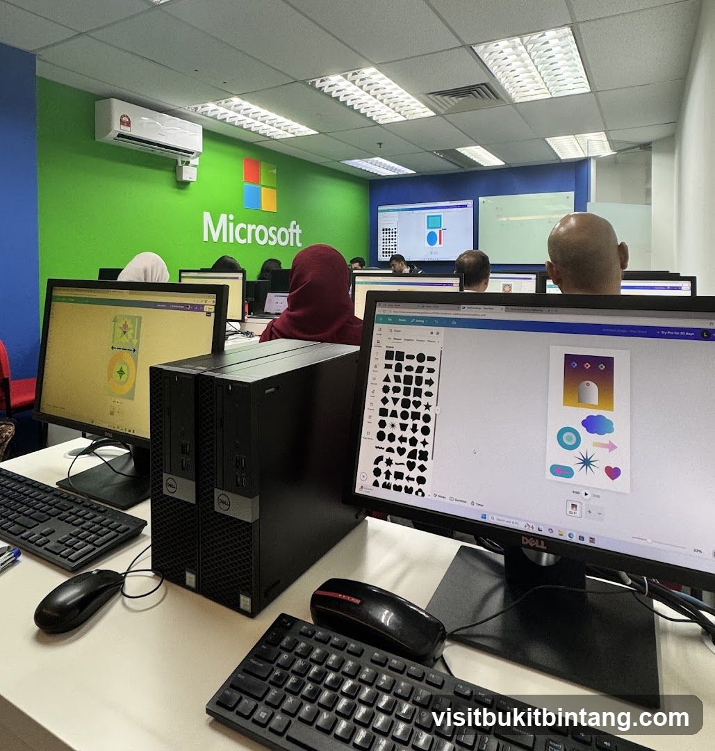 Microsoft Training Room Interior