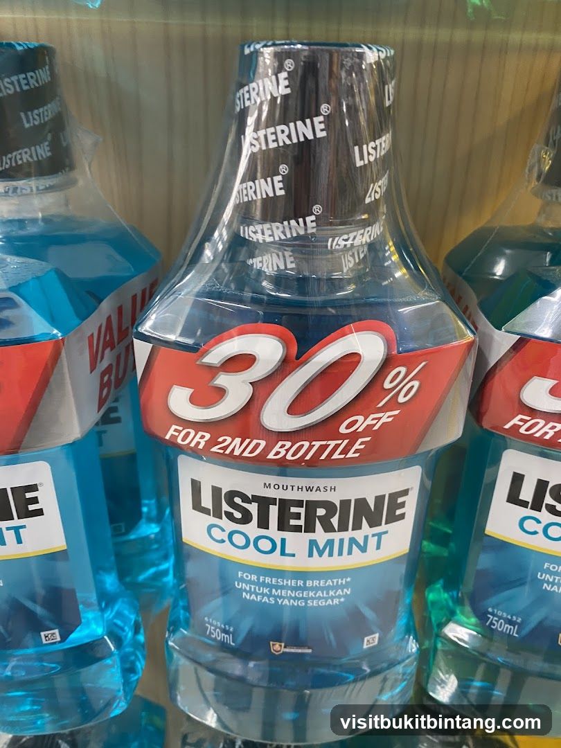 Listerine Cool Mint Mouthwash Promotion