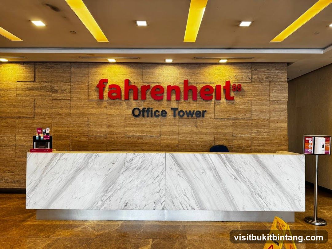 Fahrenheit 38 Office Tower Reception
