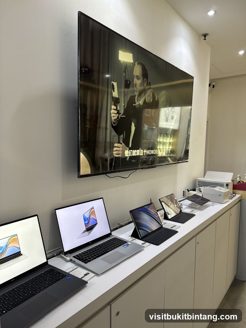Tech Store Interior Display