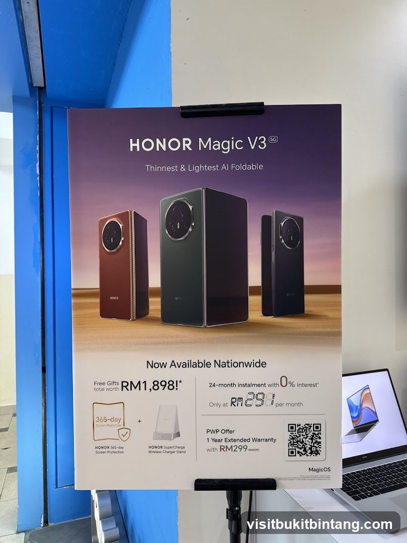 Honor Magic V3 Ad Poster