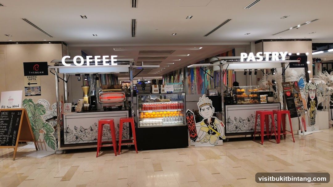 Coffee and Pastry Stall in Mall