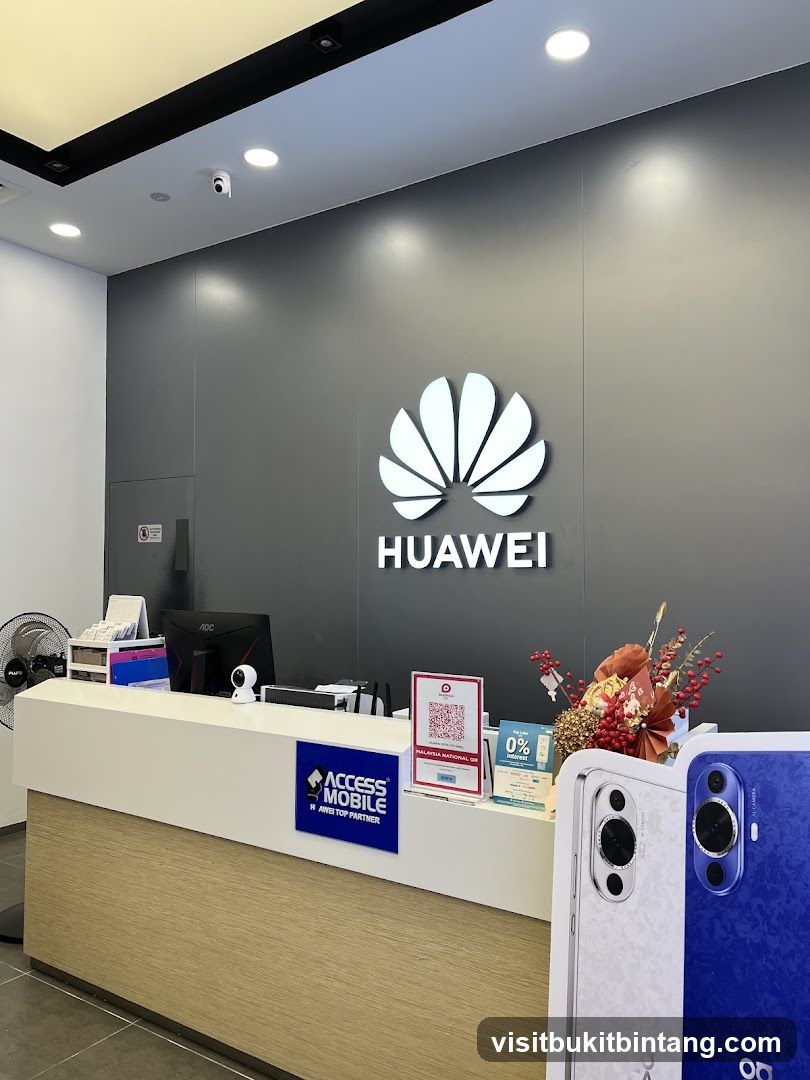 Huawei Store Counter