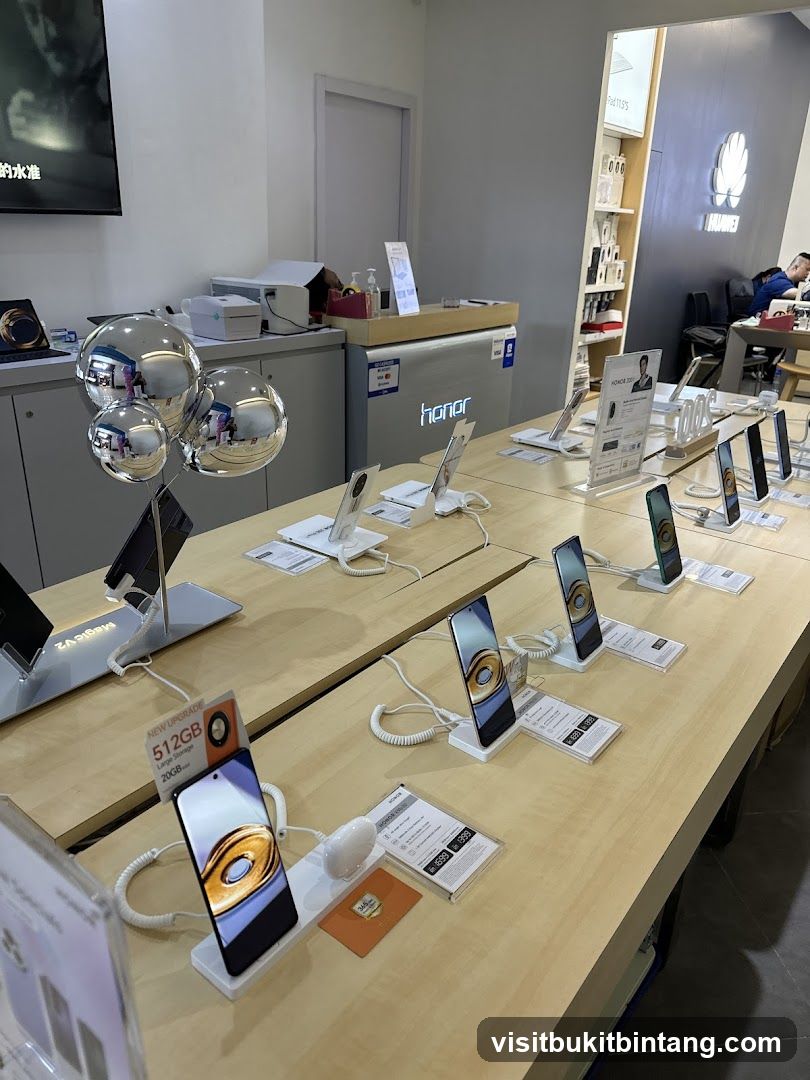 Honor Store Interior Display