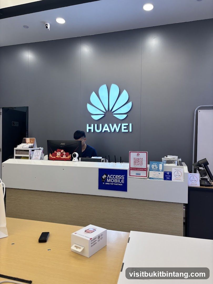 Huawei Store Counter