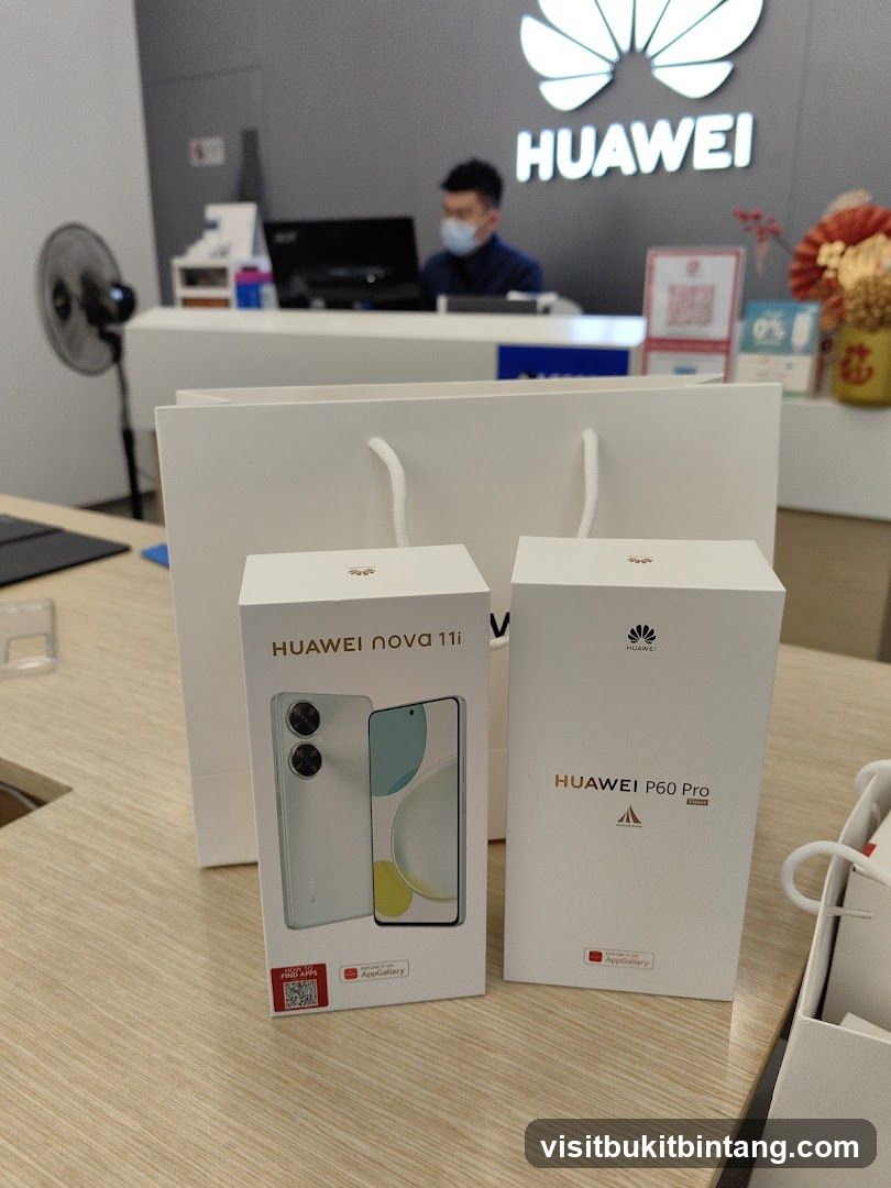 Huawei Nova 11i and P60 Pro Boxes