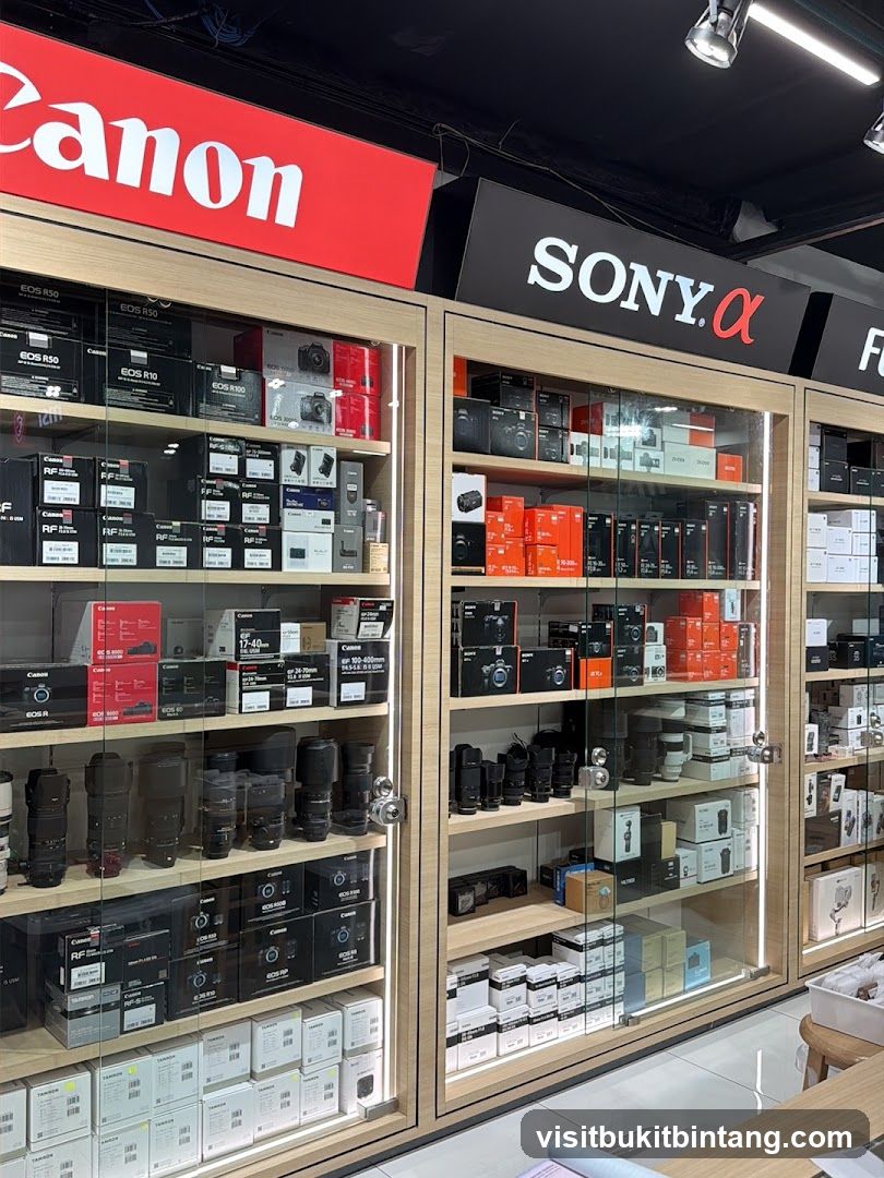Camera Store Interior Display