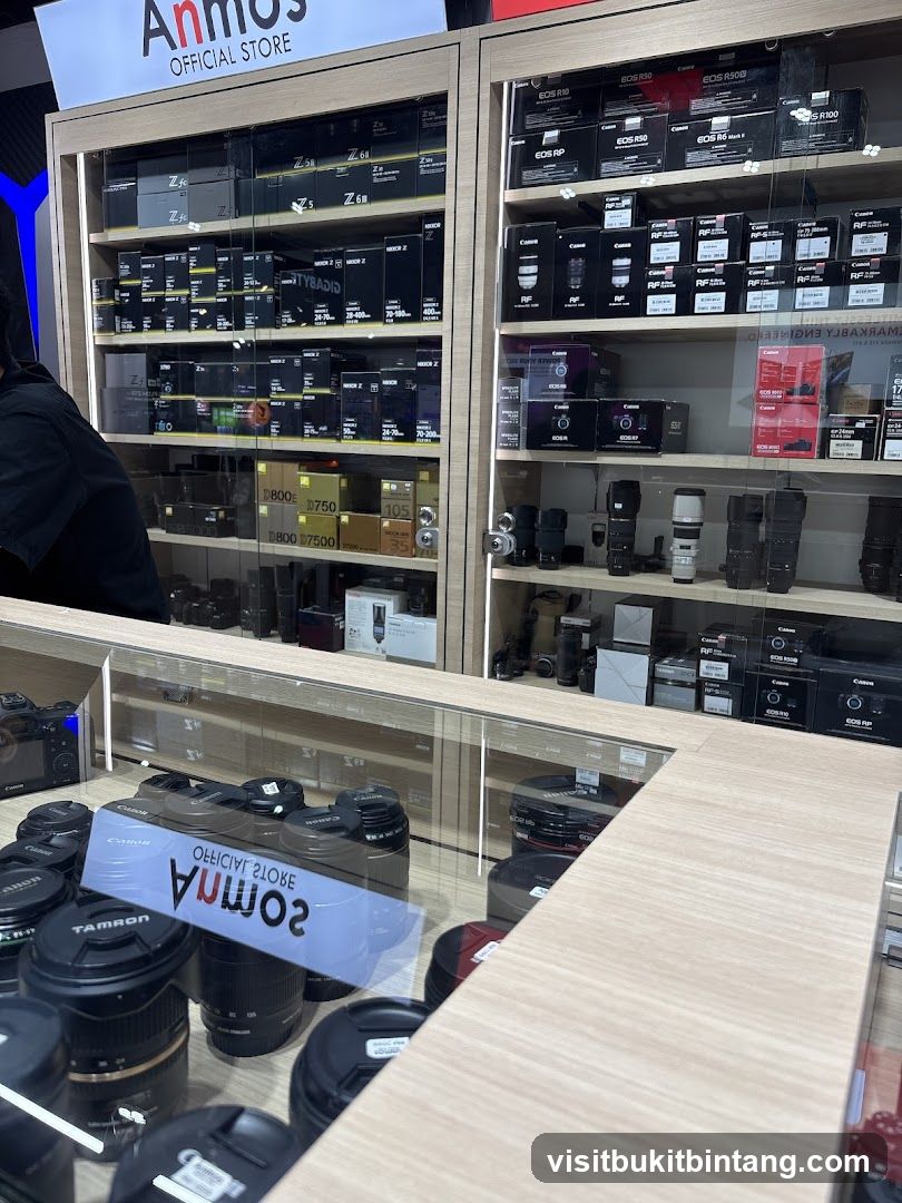 Camera Store Interior Display