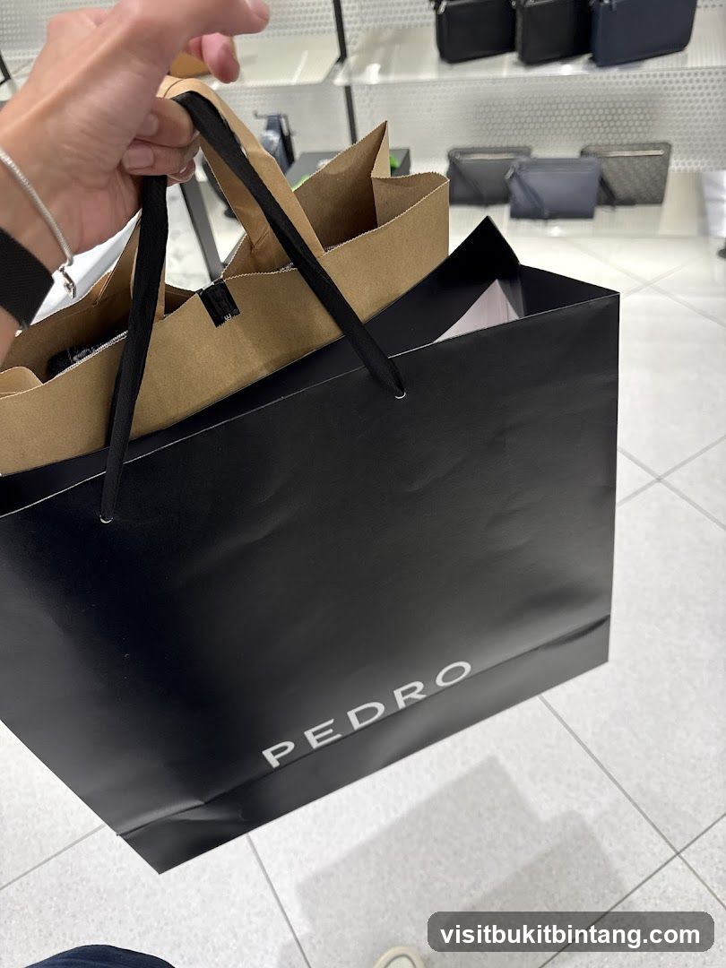 Shopping Bags with Pedro Branding