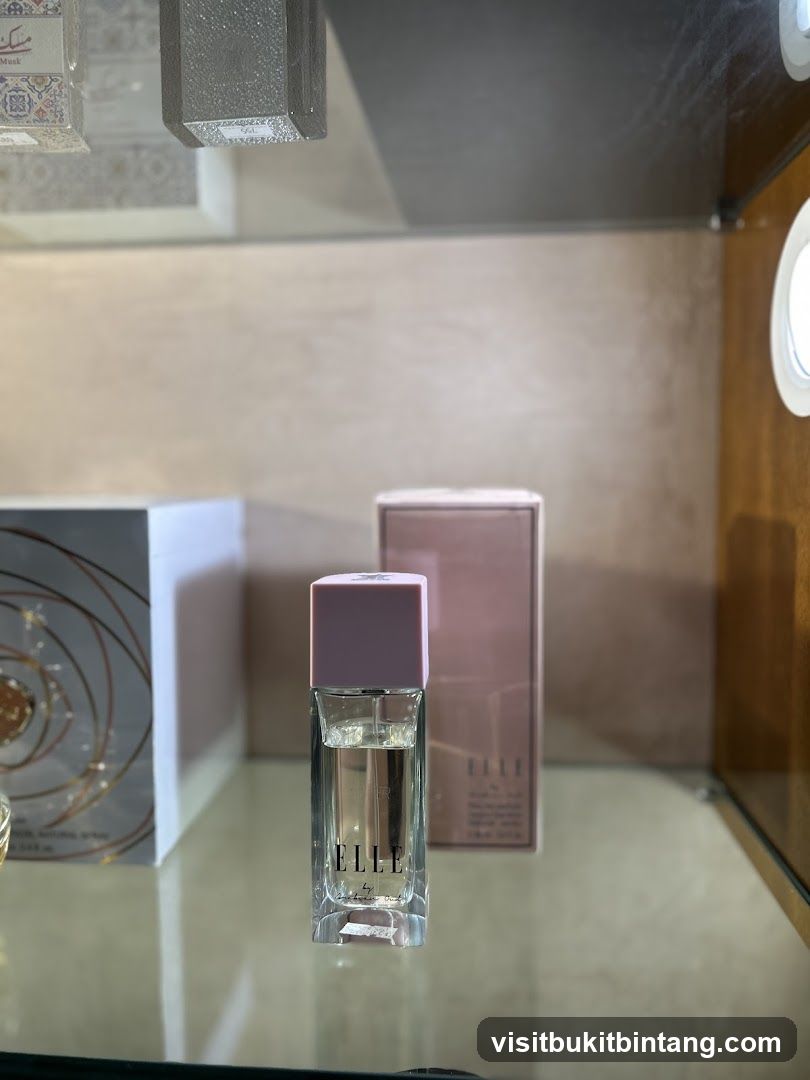 Perfume Bottle on Shelf