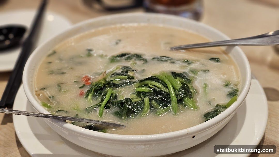 Bowl of Soup with Greens