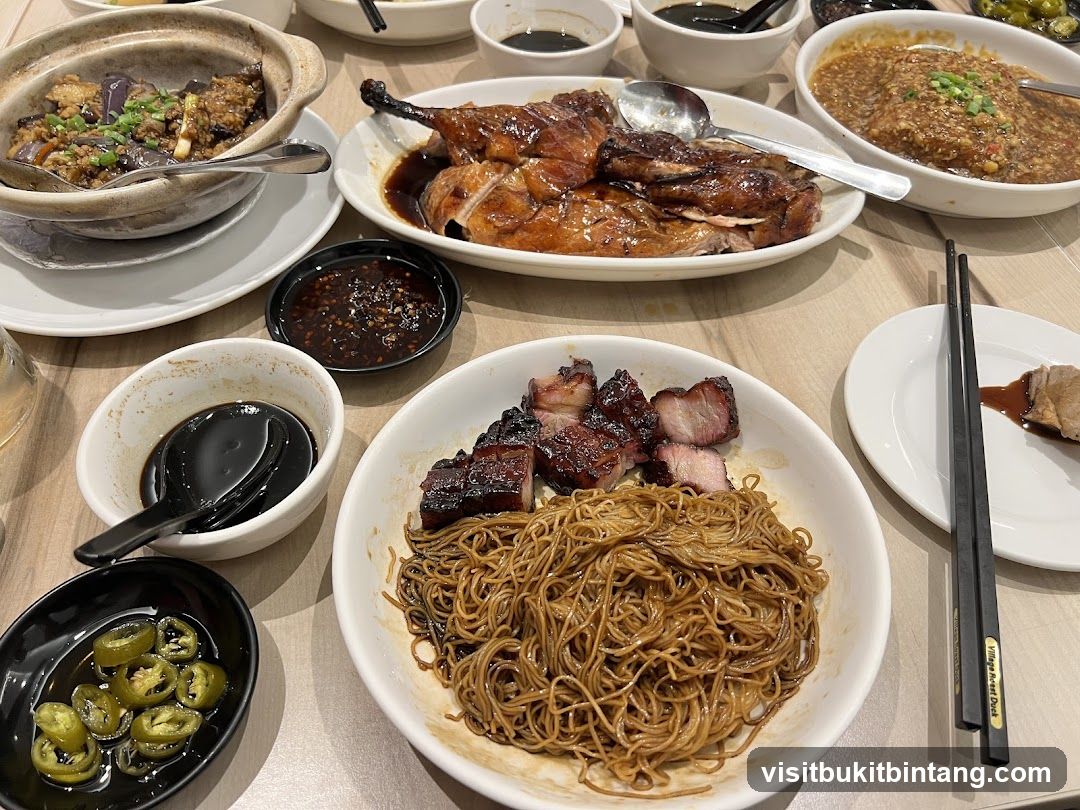 Assortment of Chinese Dishes