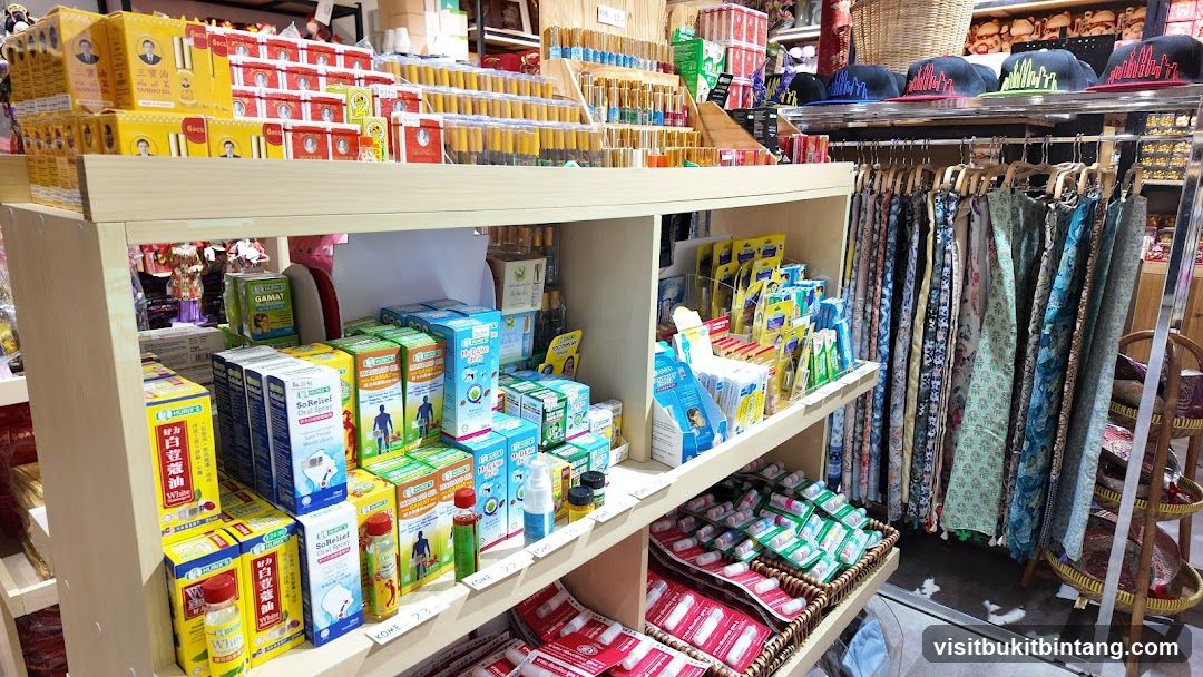 Store Display of Health Products and Apparel