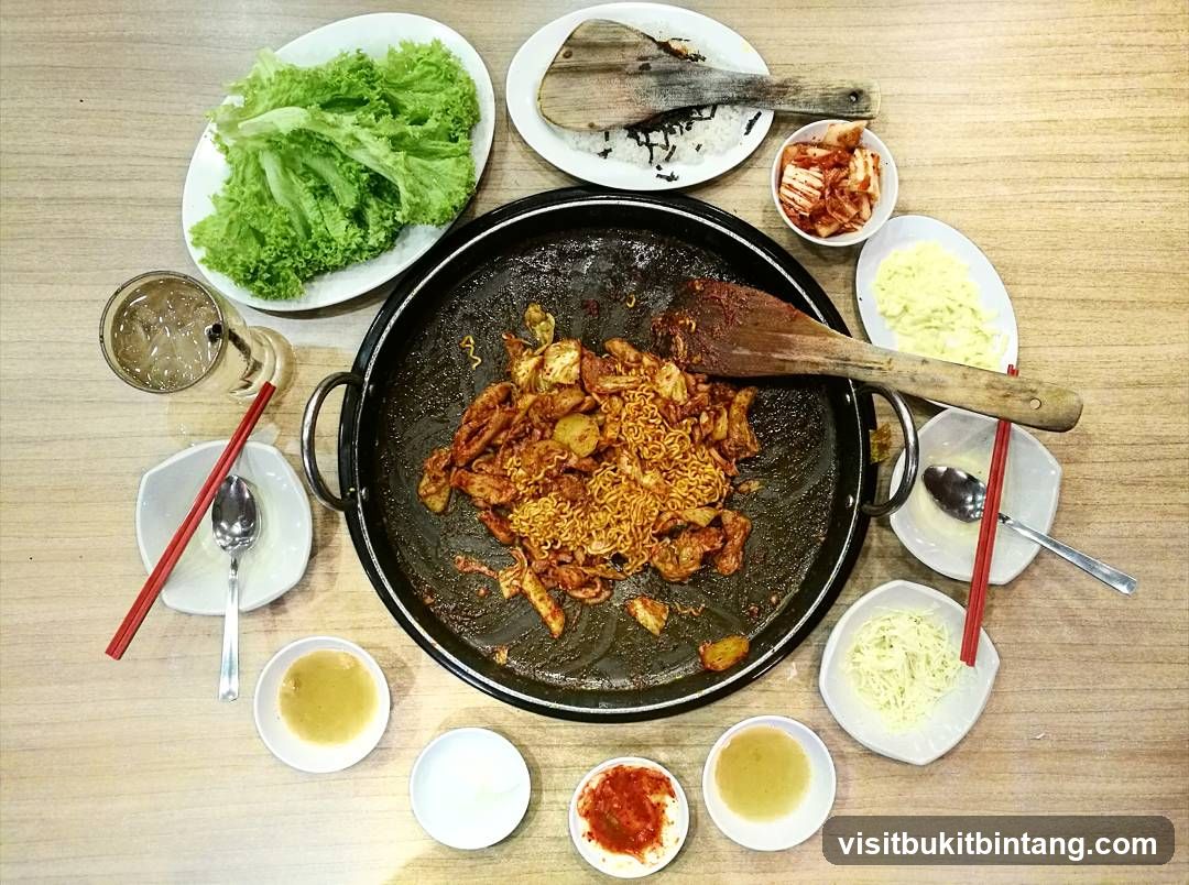 Korean Stir-Fry with Sides