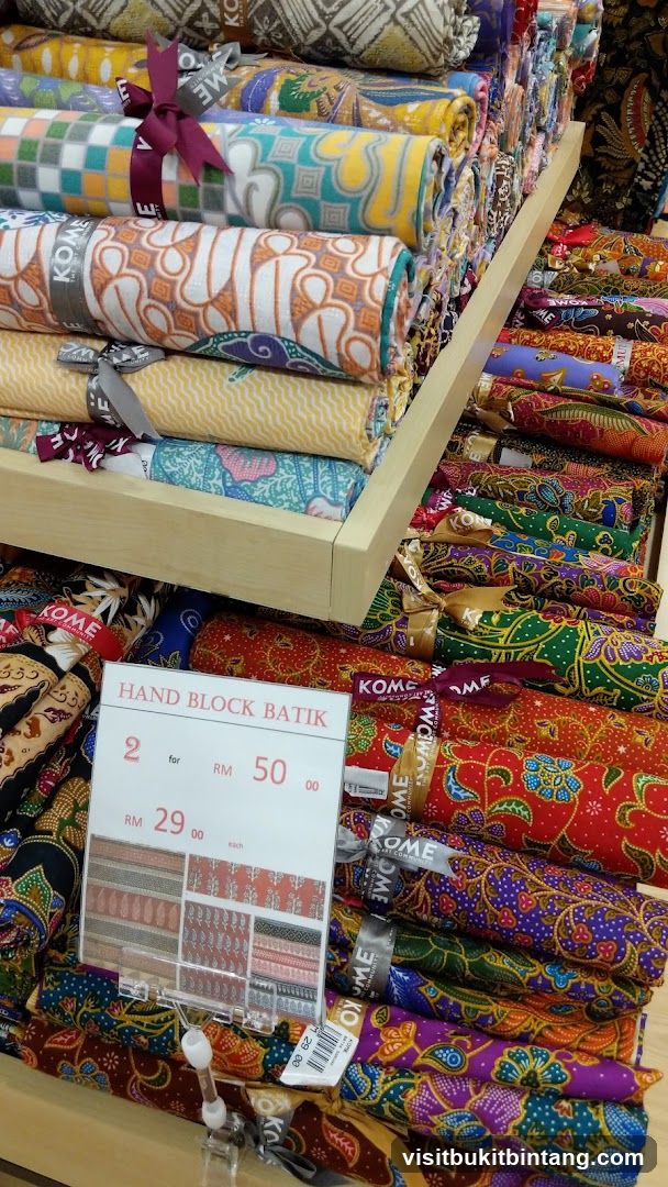 Hand Block Batik Display