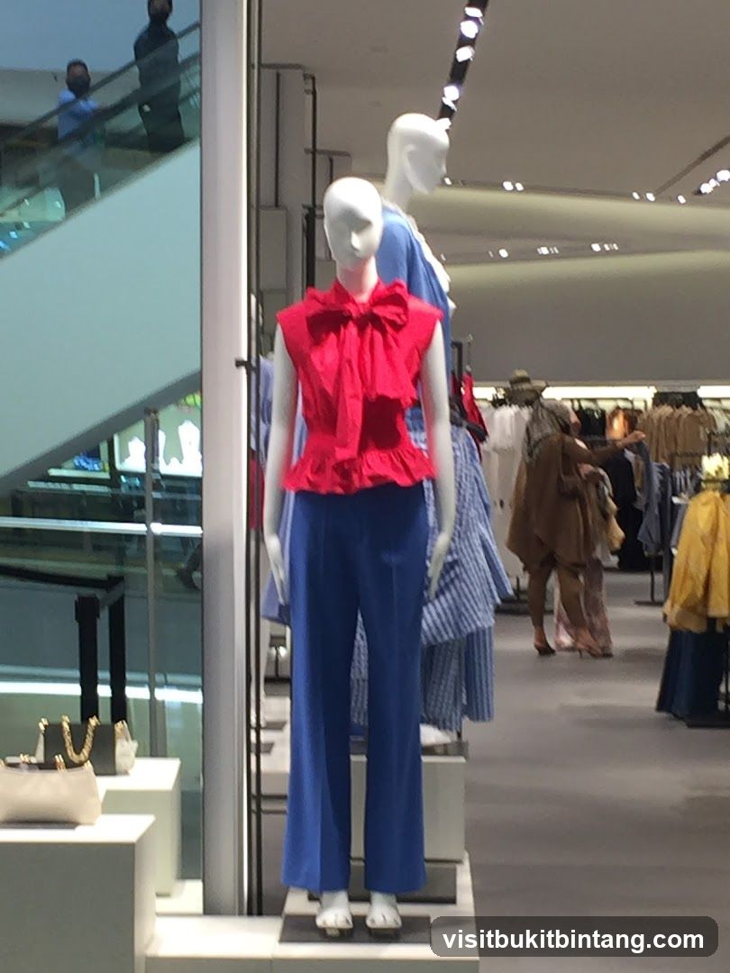 Mannequins in a clothing store