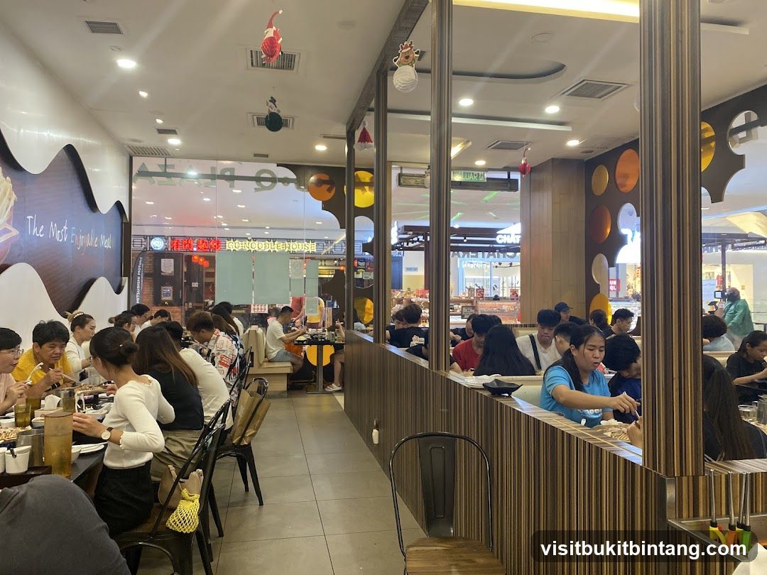 Restaurant Interior with Diners