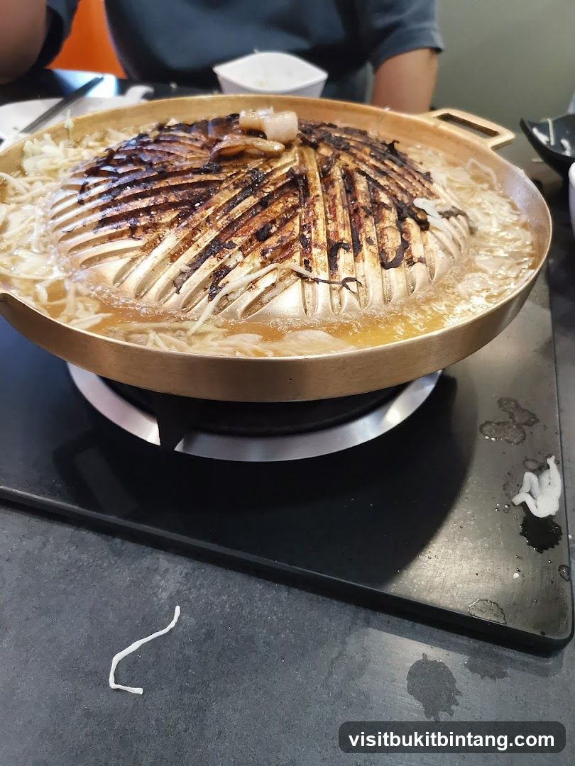 Grill Pan with Food