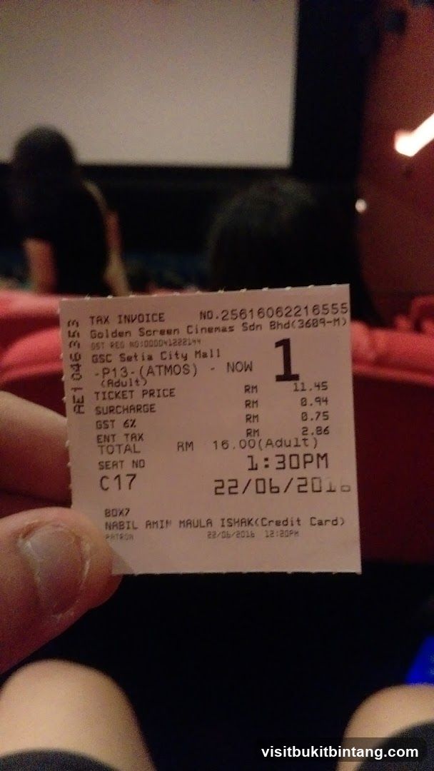 Movie Ticket Stub