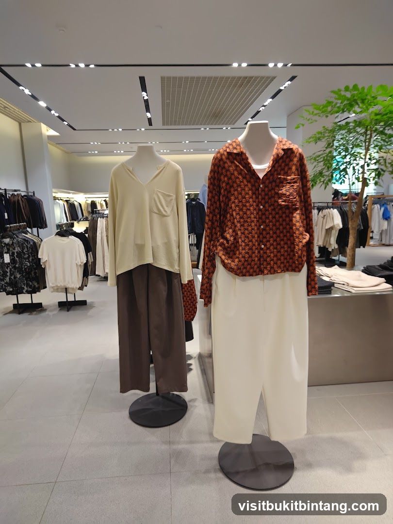 Mannequins in a clothing store