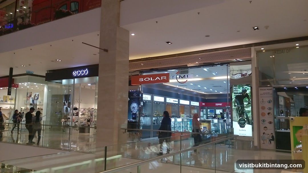 Mall Interior with Shops
